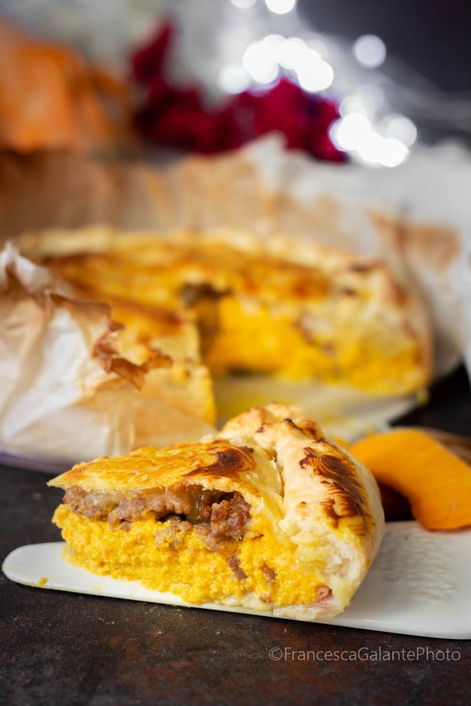 Pumpkin and Ricotta Cake with Super Creamy Hamburger