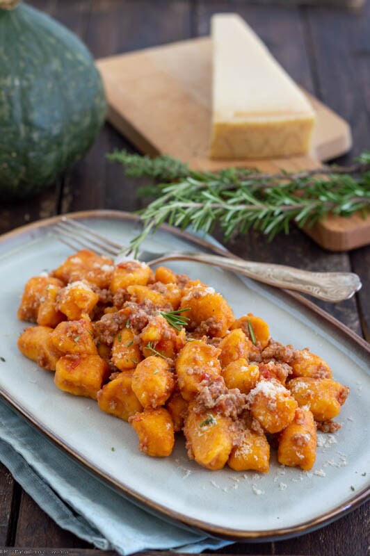Pumpkin Gnocchi with Ragù
