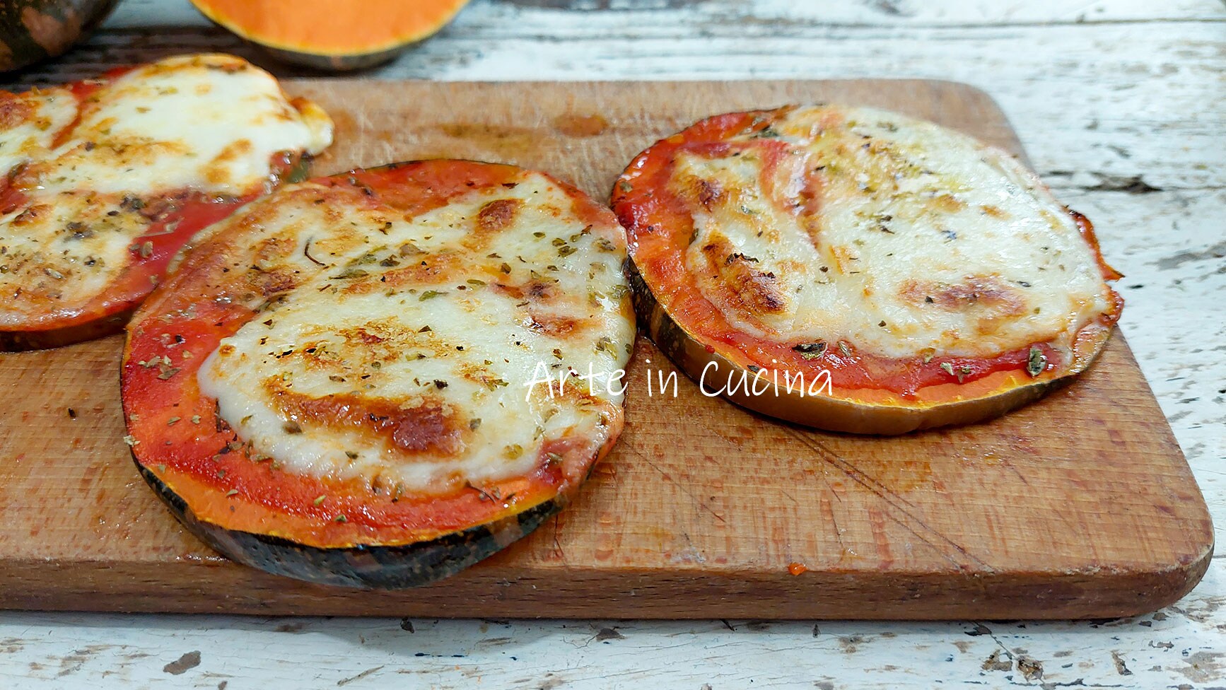 PUMPKIN MINI PIZZAS