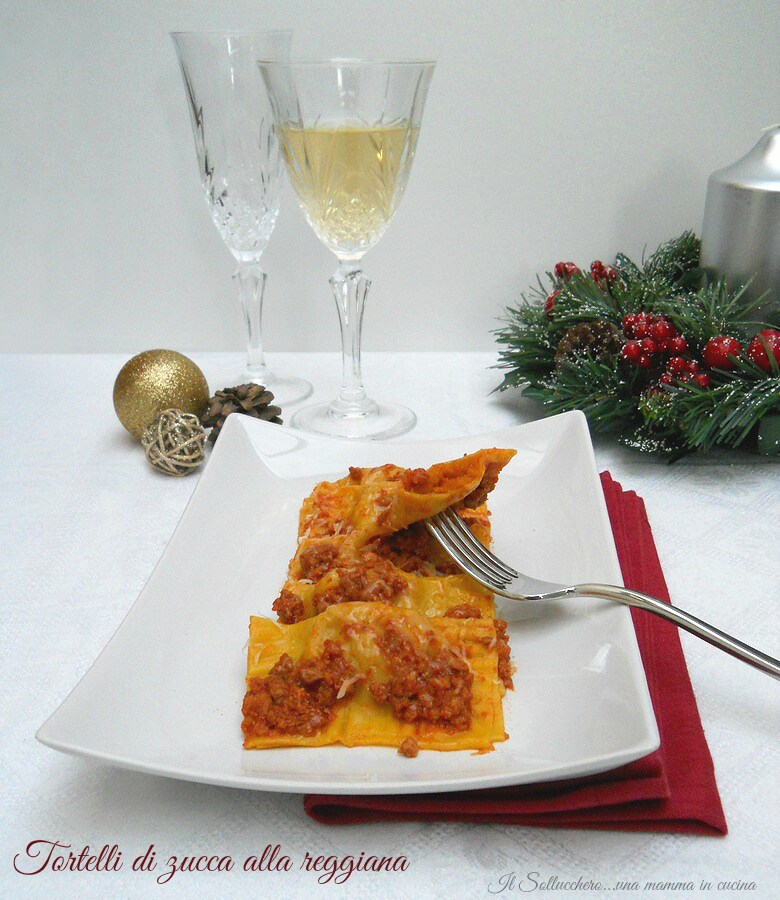 pumpkin tortelli from Reggio Emilia