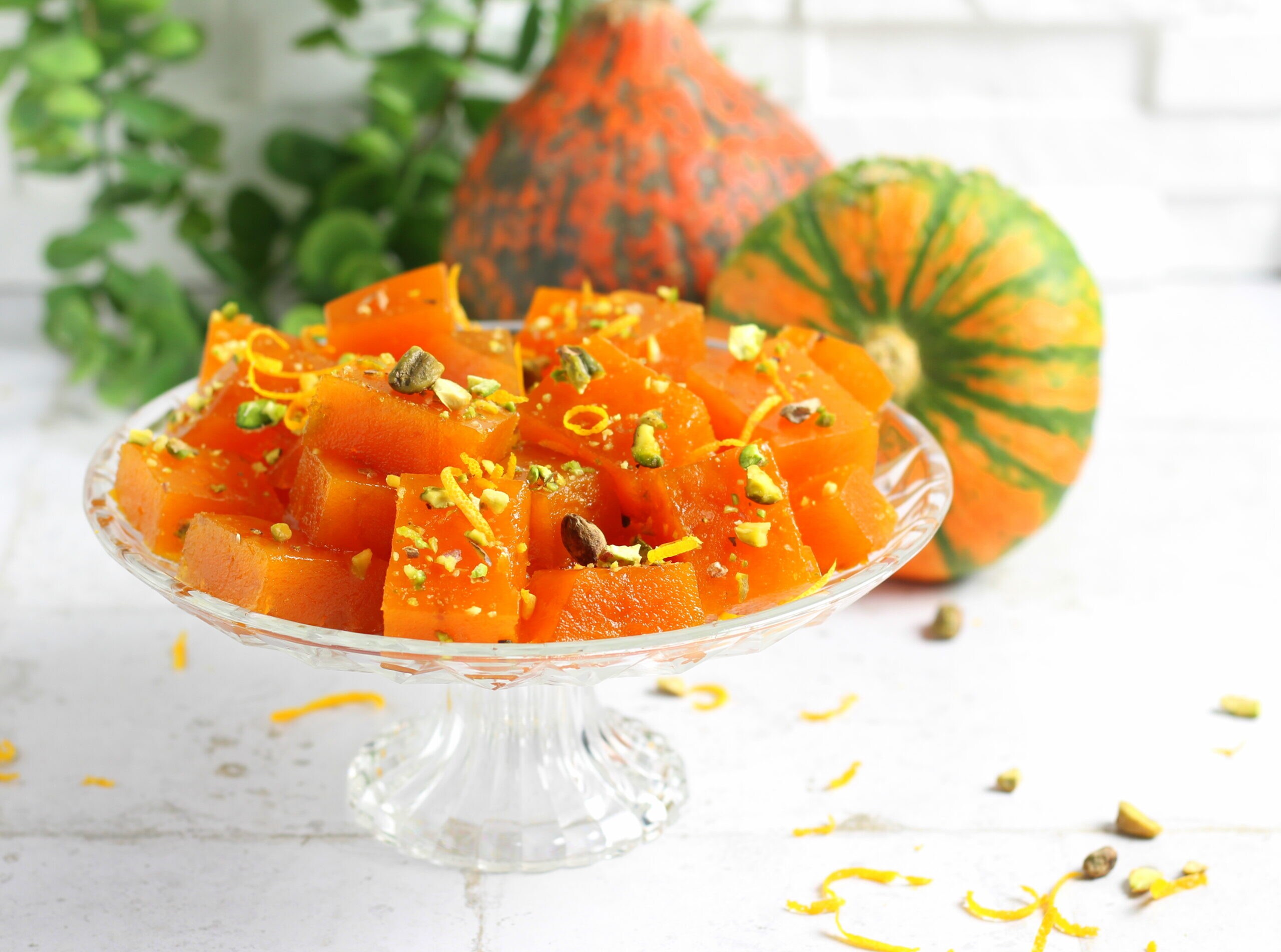 Pumpkin Jellies with Orange Scent