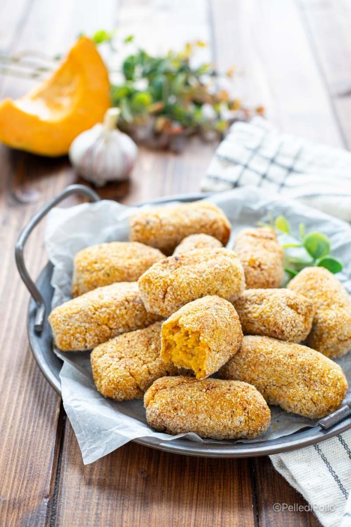 pumpkin and chickpea croquettes