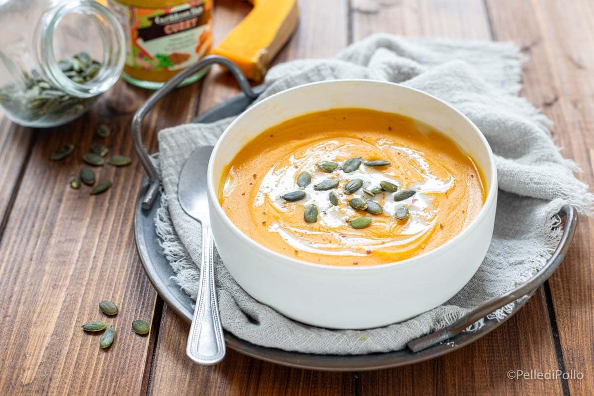 Pumpkin Soup with Coconut Milk
