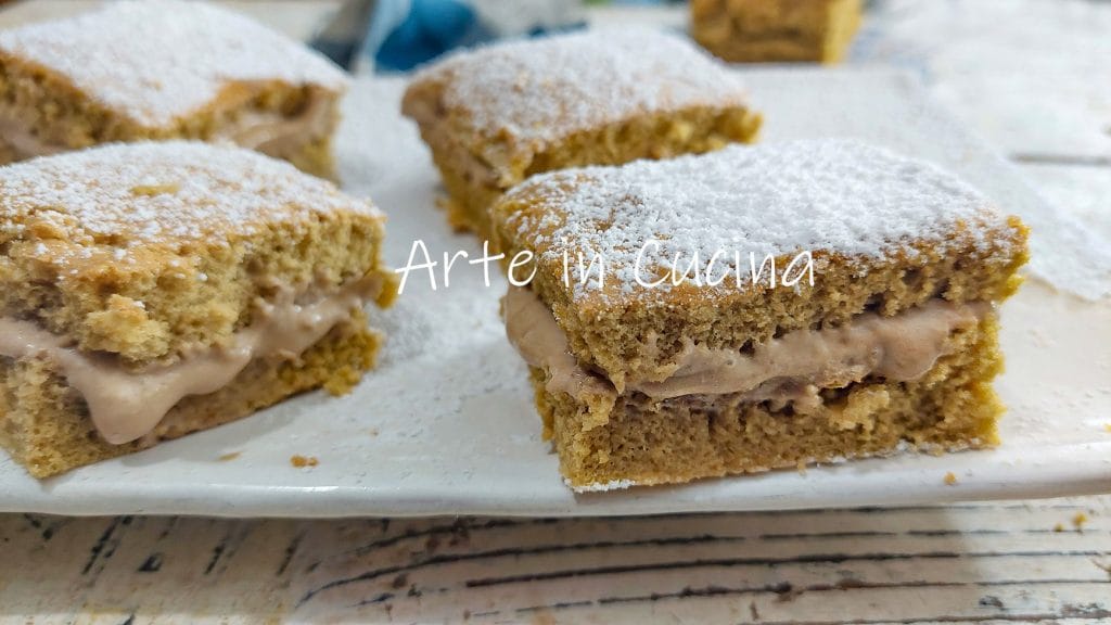 QUICK CAKES with COFFEE cream
