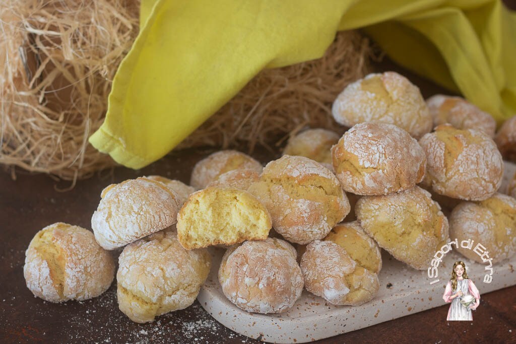 Quick Lemon Crinkle Cookies