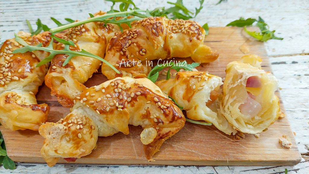 Quick Rustic Puff Pastry Croissants