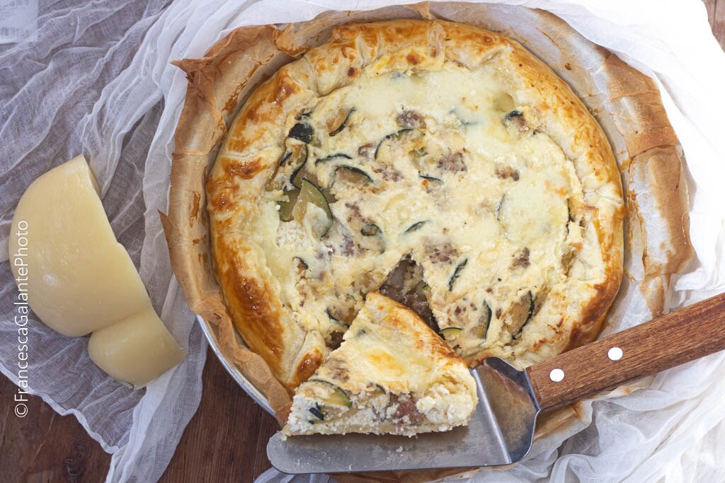 Quick Savory Pie with Melty Crust
