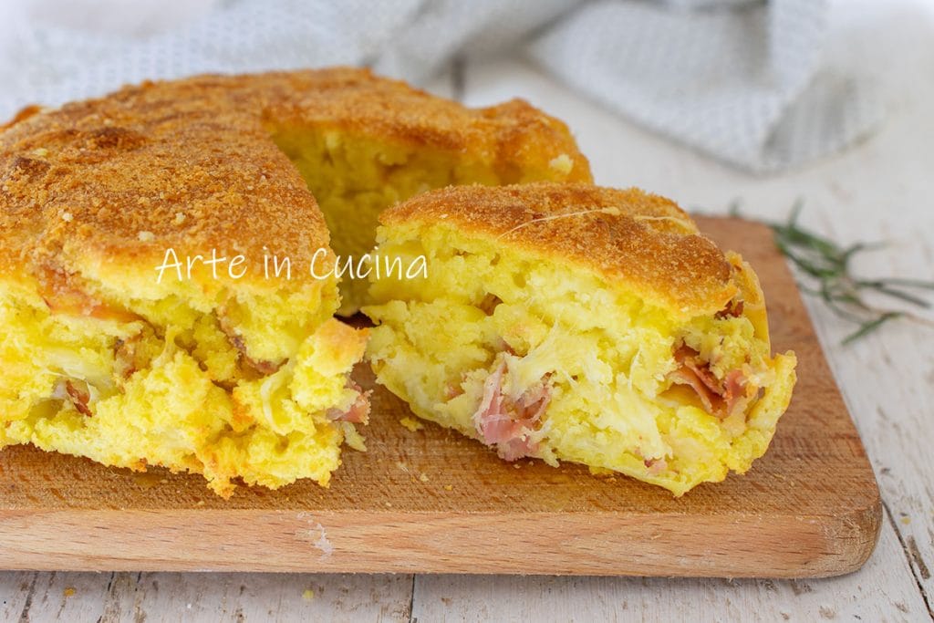 Quick Savory Pie with Speck and Provola