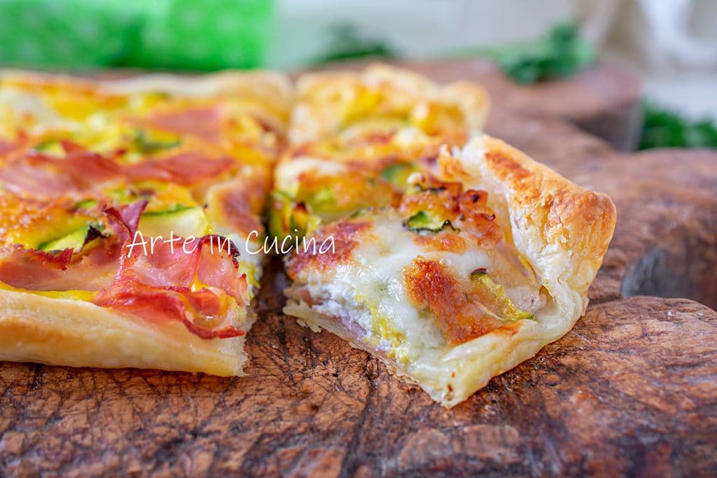 Quick savory with zucchini and ricotta