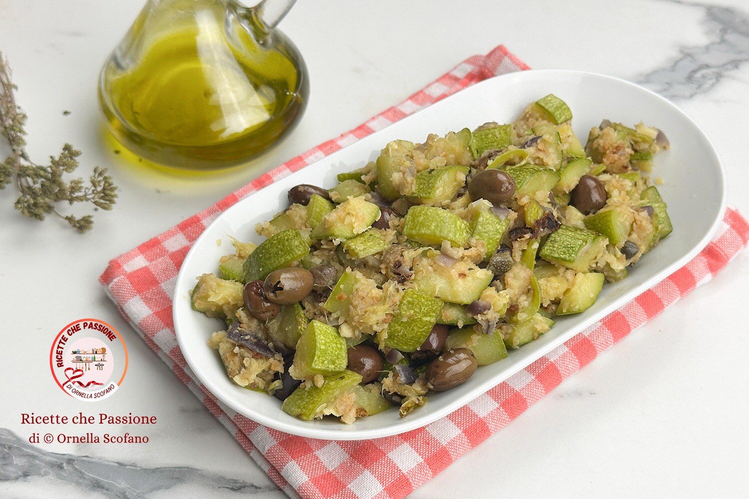 Quick Stir-Fried Zucchini with Breadcrumbs, Olives, and Capers