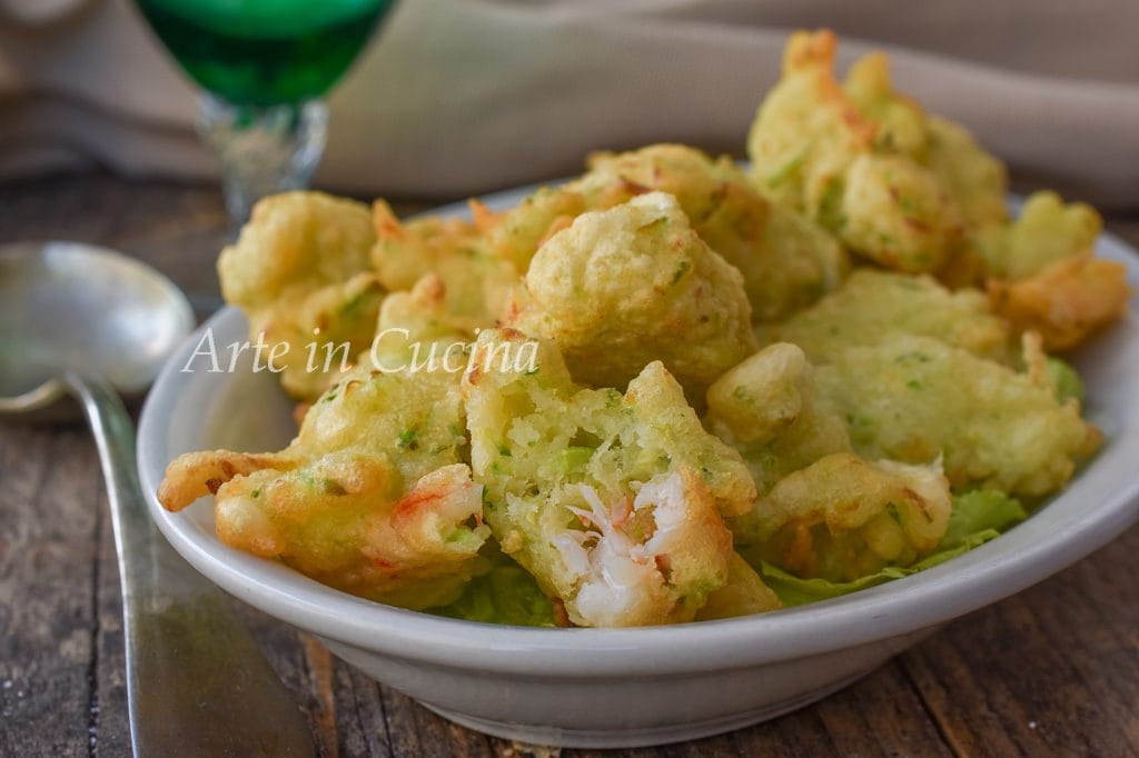 Quick and tasty zucchini and shrimp fritters
