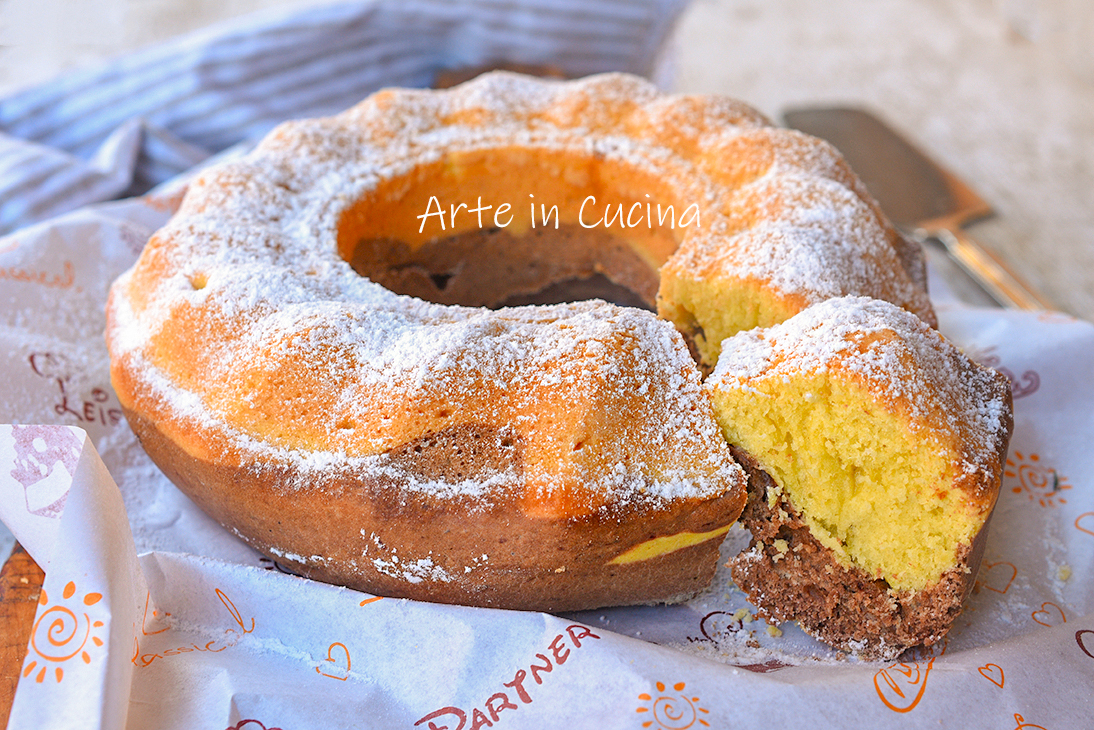 Quick and Easy Two-Tone Bundt Cake