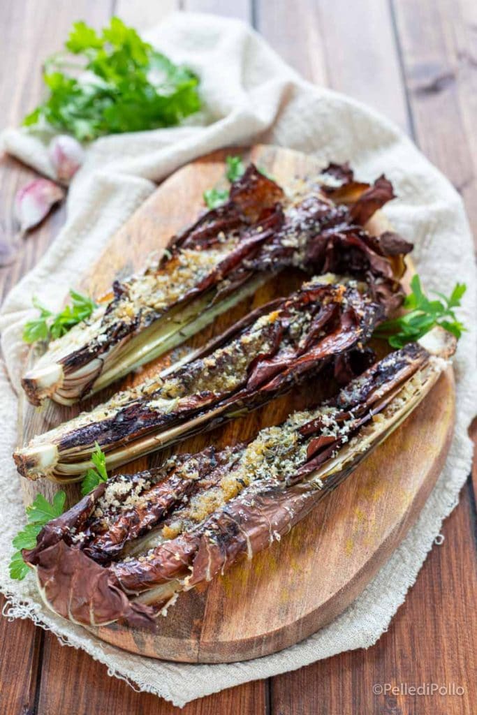 simple baked radicchio
