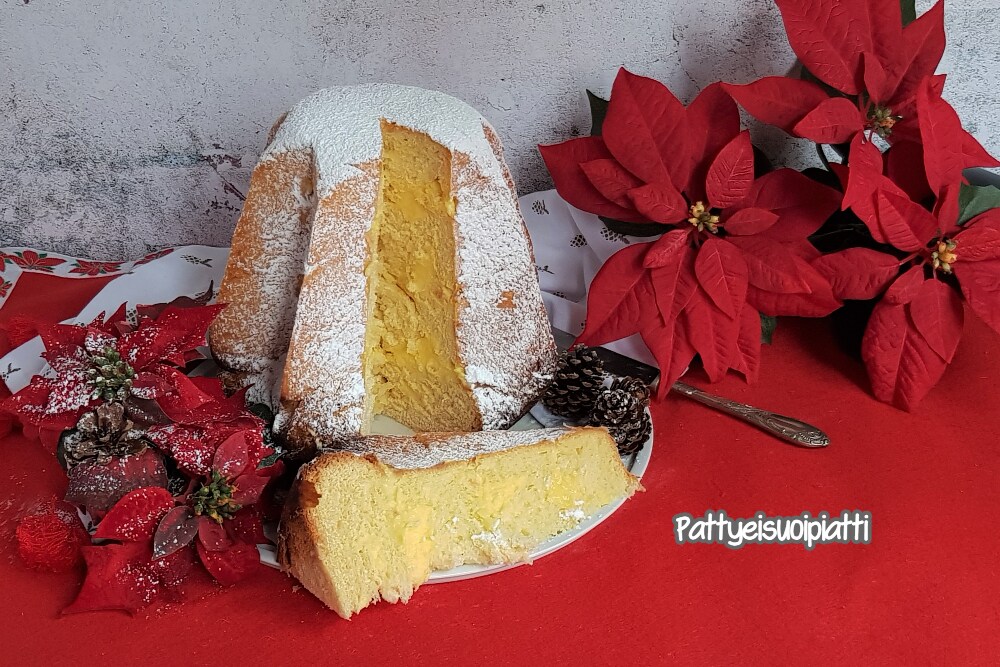 pandoro with lemon cream