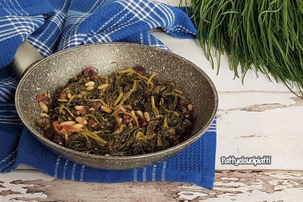tasty sautéed agretti