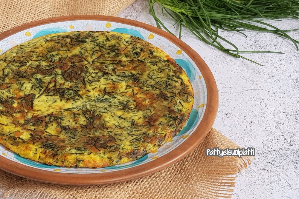 agretti omelette