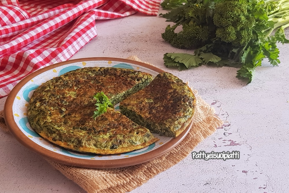 omelet with broccoli rabe
