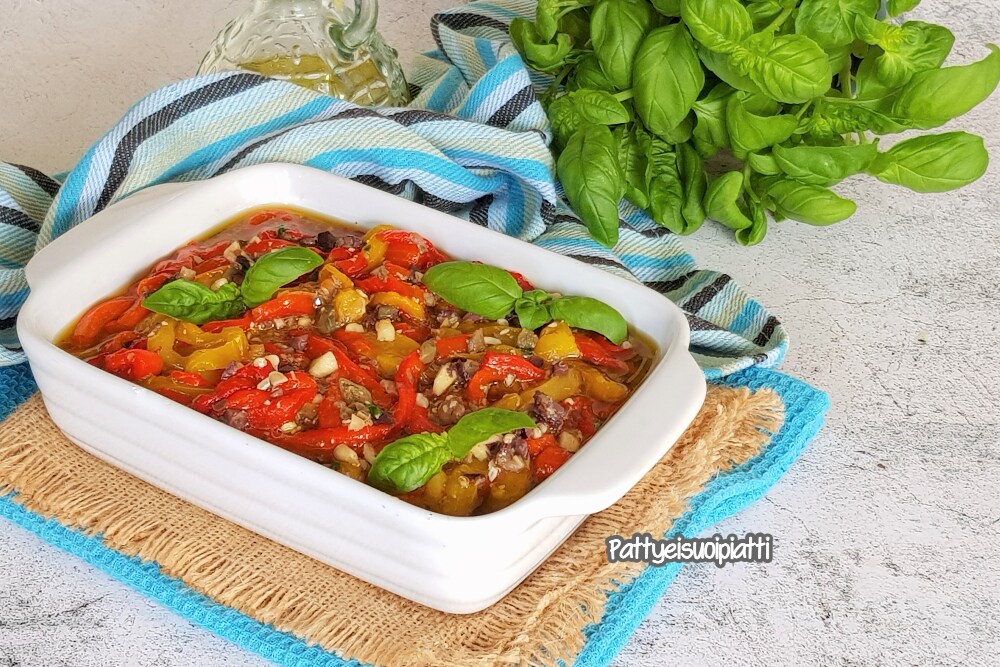 savory roasted peppers