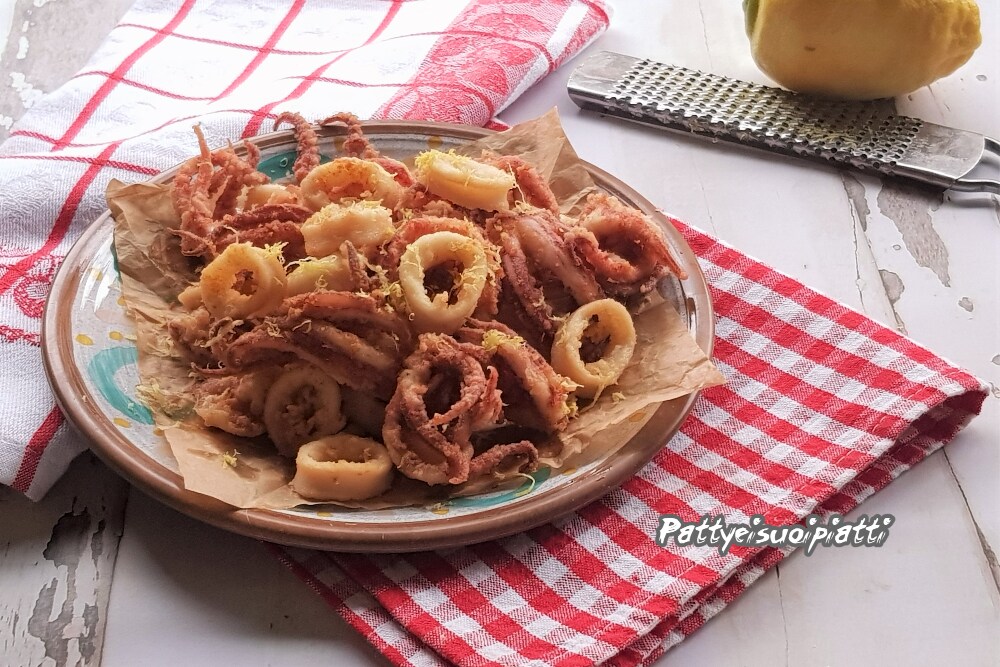 tender fried calamari rings