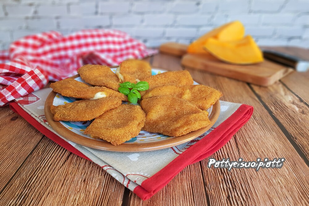 oven-baked pumpkin cordon bleu