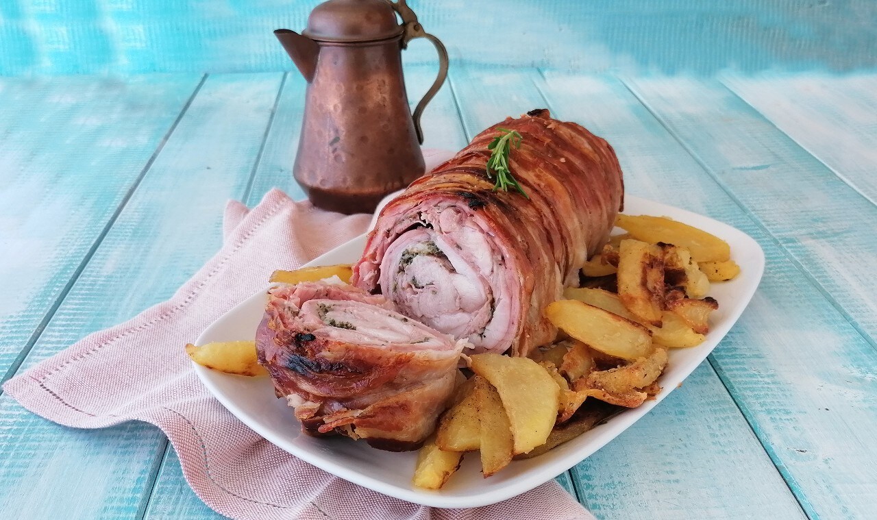SUPER EASY AND TASTY RABBIT IN PORCHETTA
