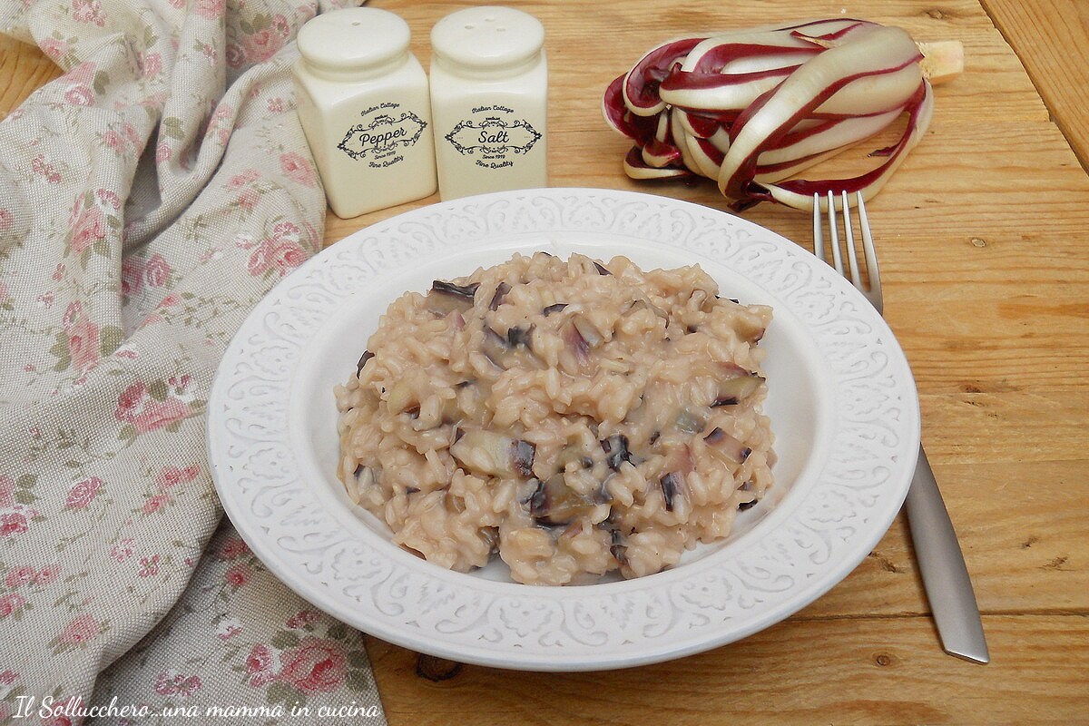 Radicchio and Gorgonzola Risotto
