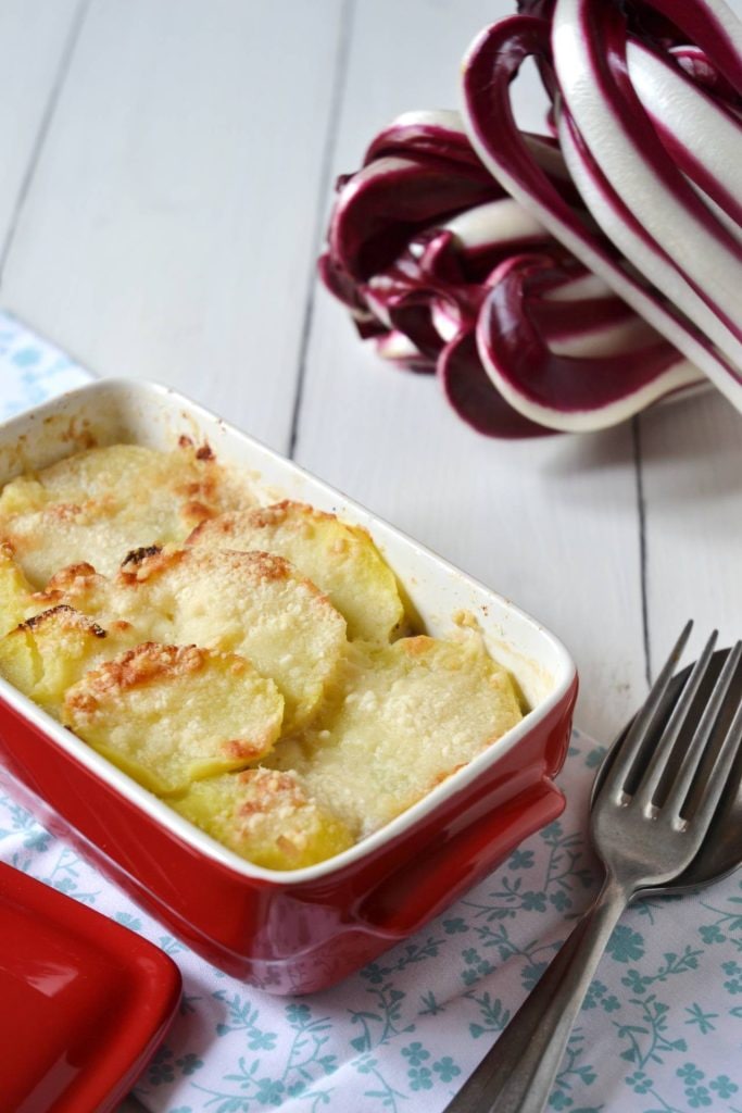 radicchio flan