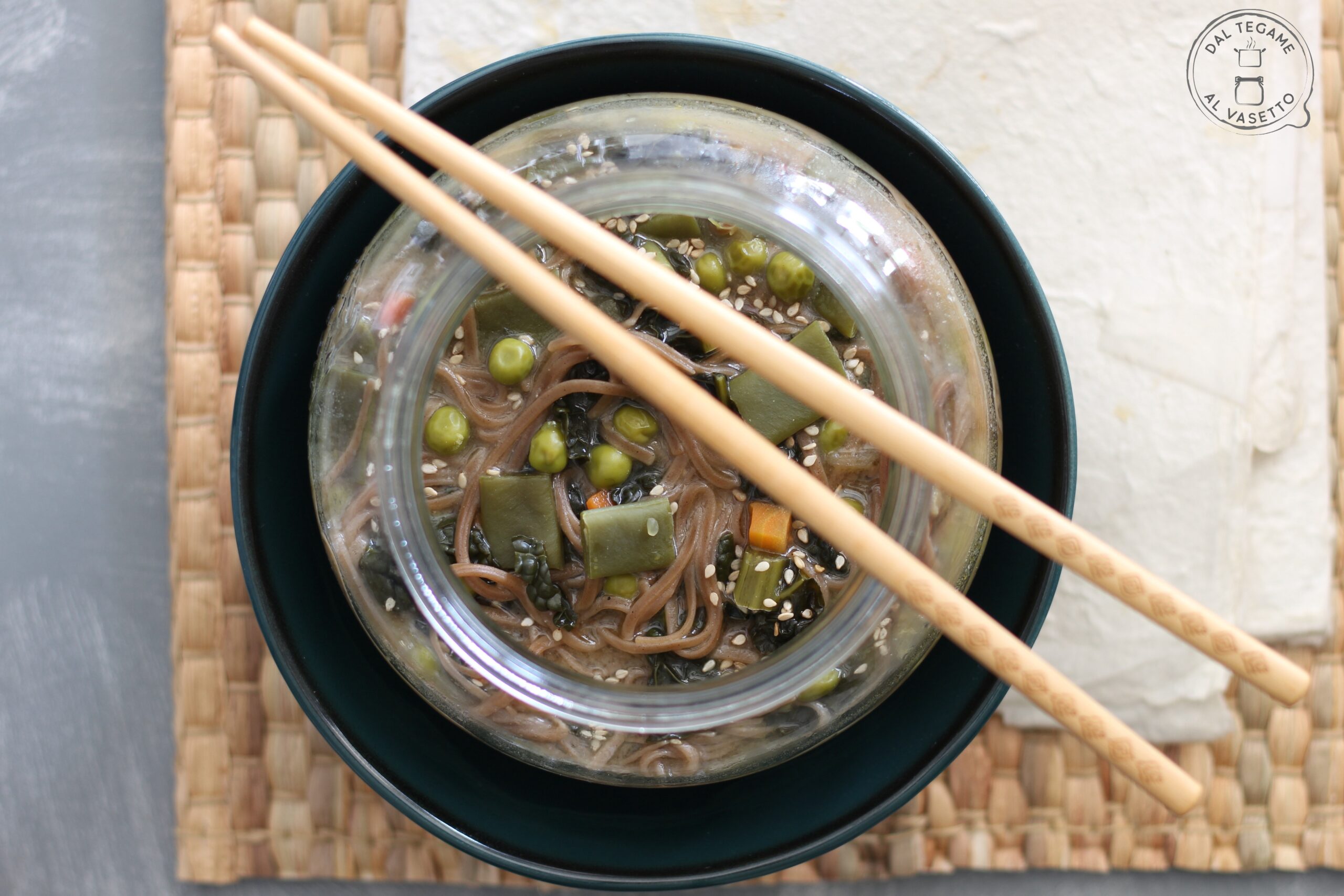 Ramen in Jar Cooking