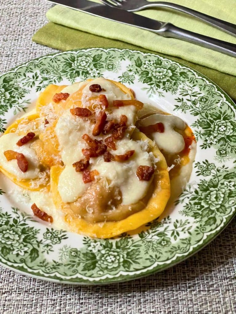 Liquid Amatriciana Ravioli