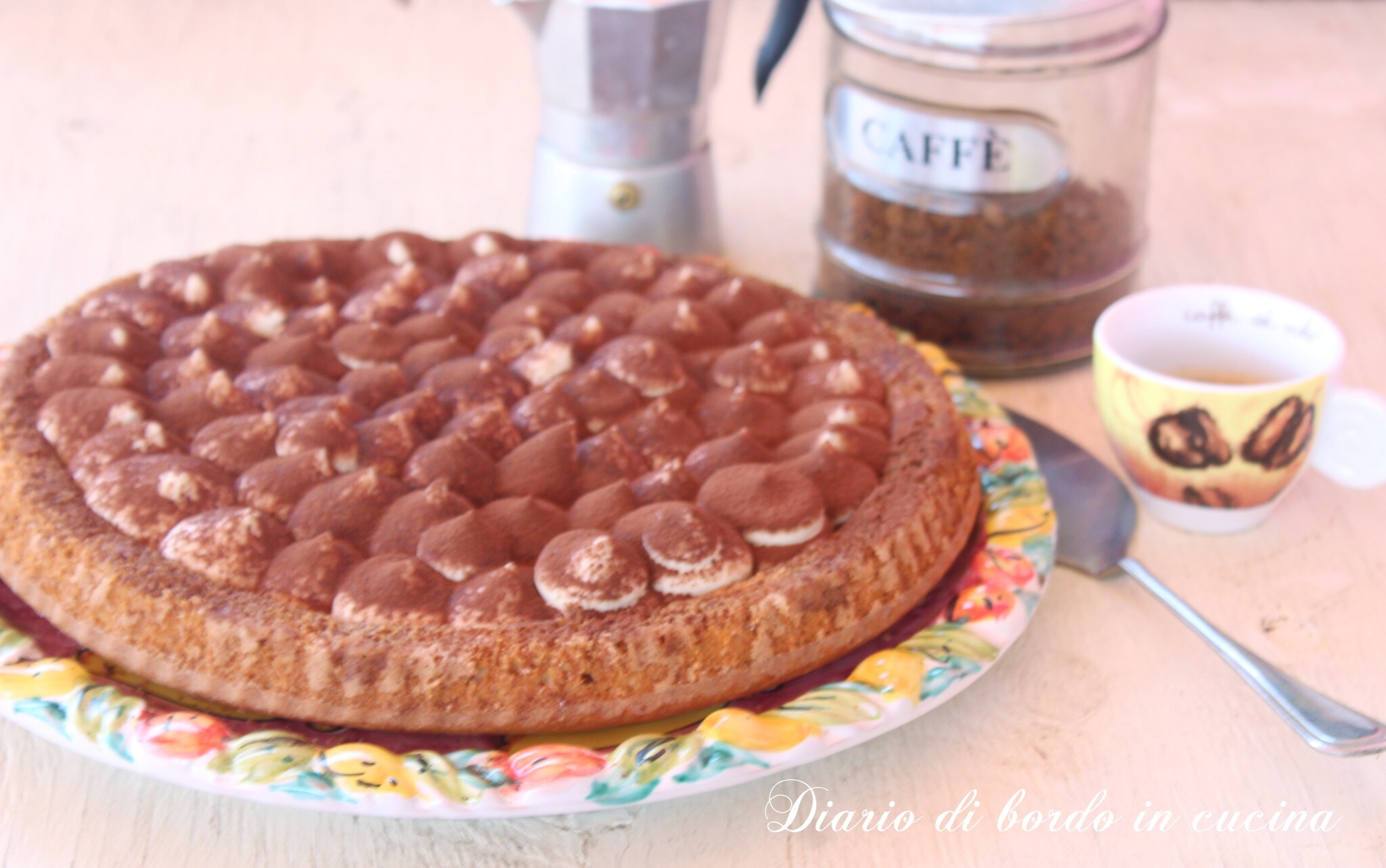 Soft Tiramisu Tart