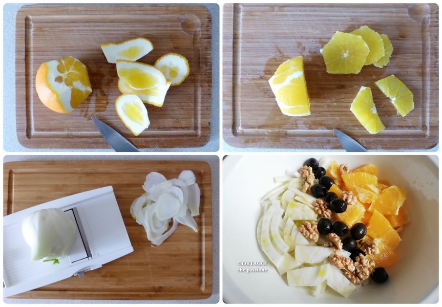 recipe step photo - orange and fennel salad
