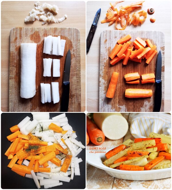 recipe step photo - pan-fried daikon