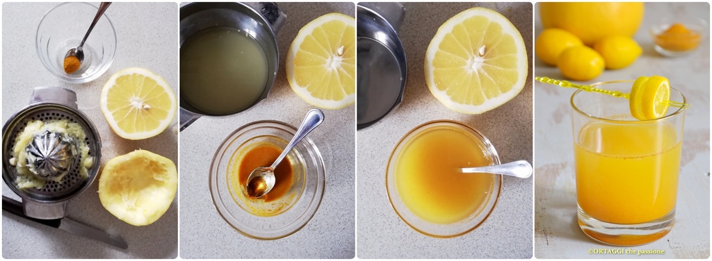recipe step photo - turmeric and citrus drink