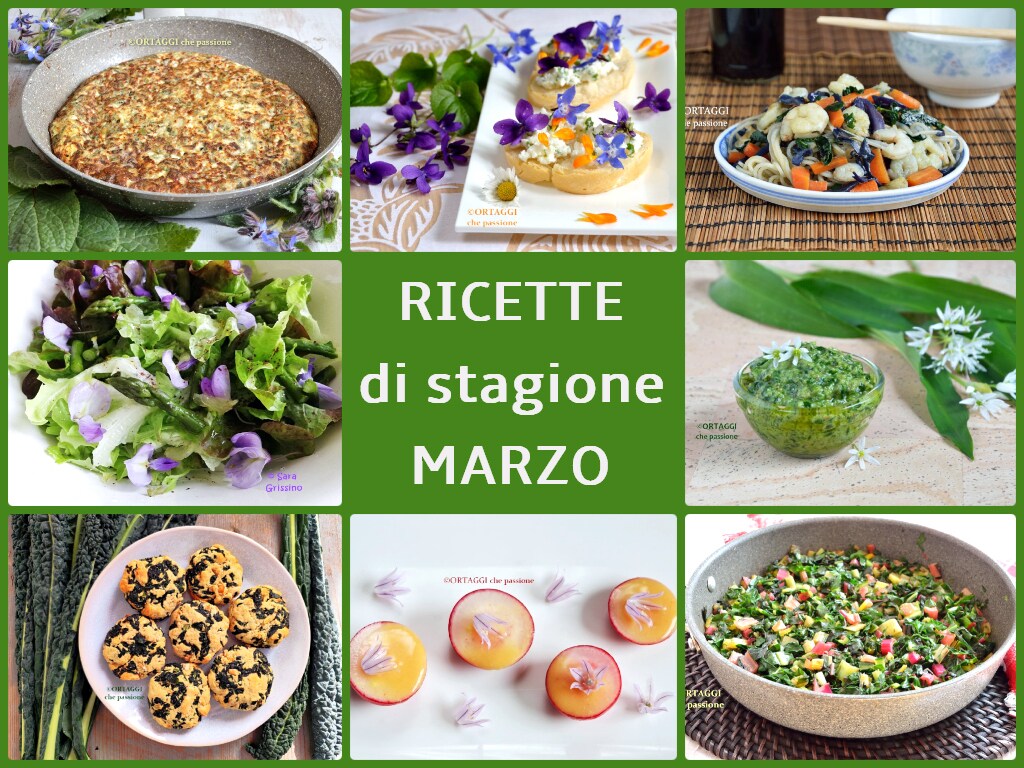 RECIPES with seasonal March vegetables