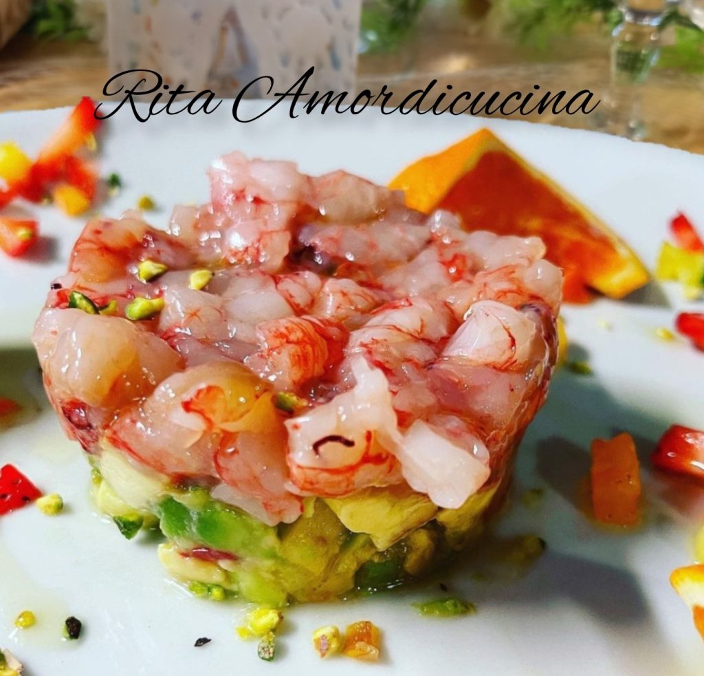 Red Shrimp and Avocado Tartare