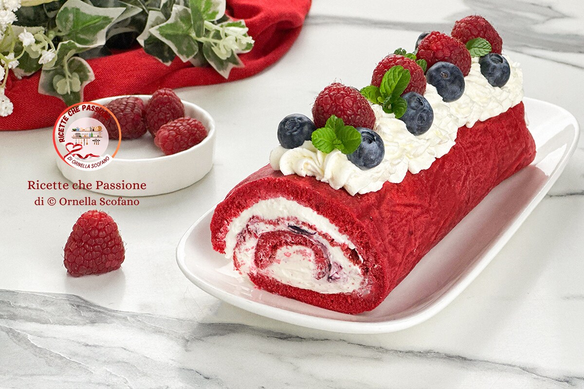 Red Velvet Roll for Valentine’s Day