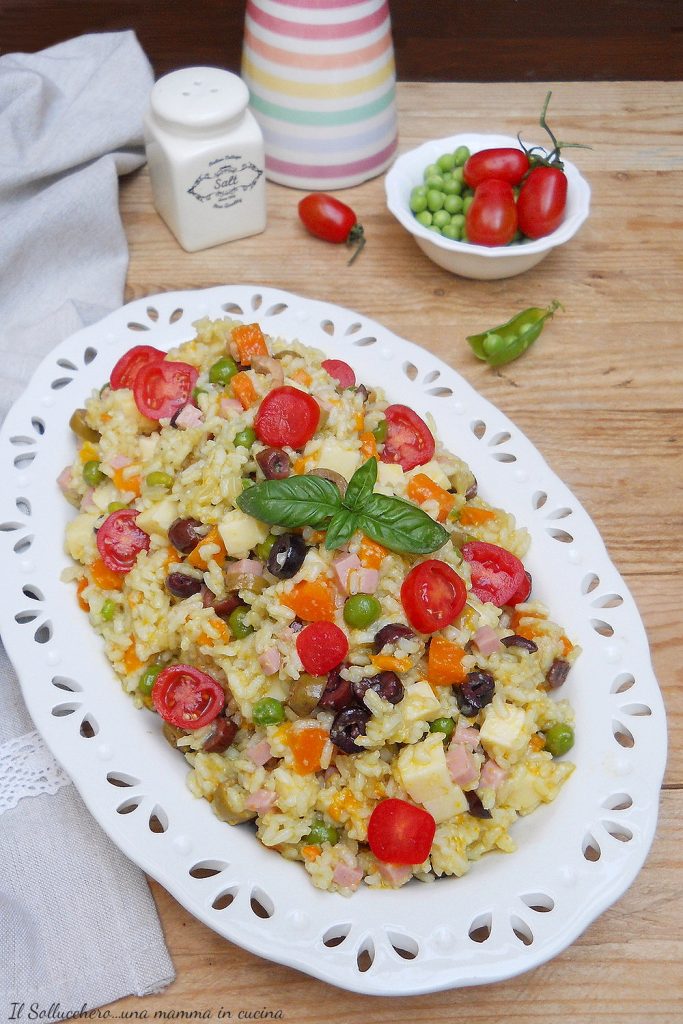 rice salad or cold rice vert