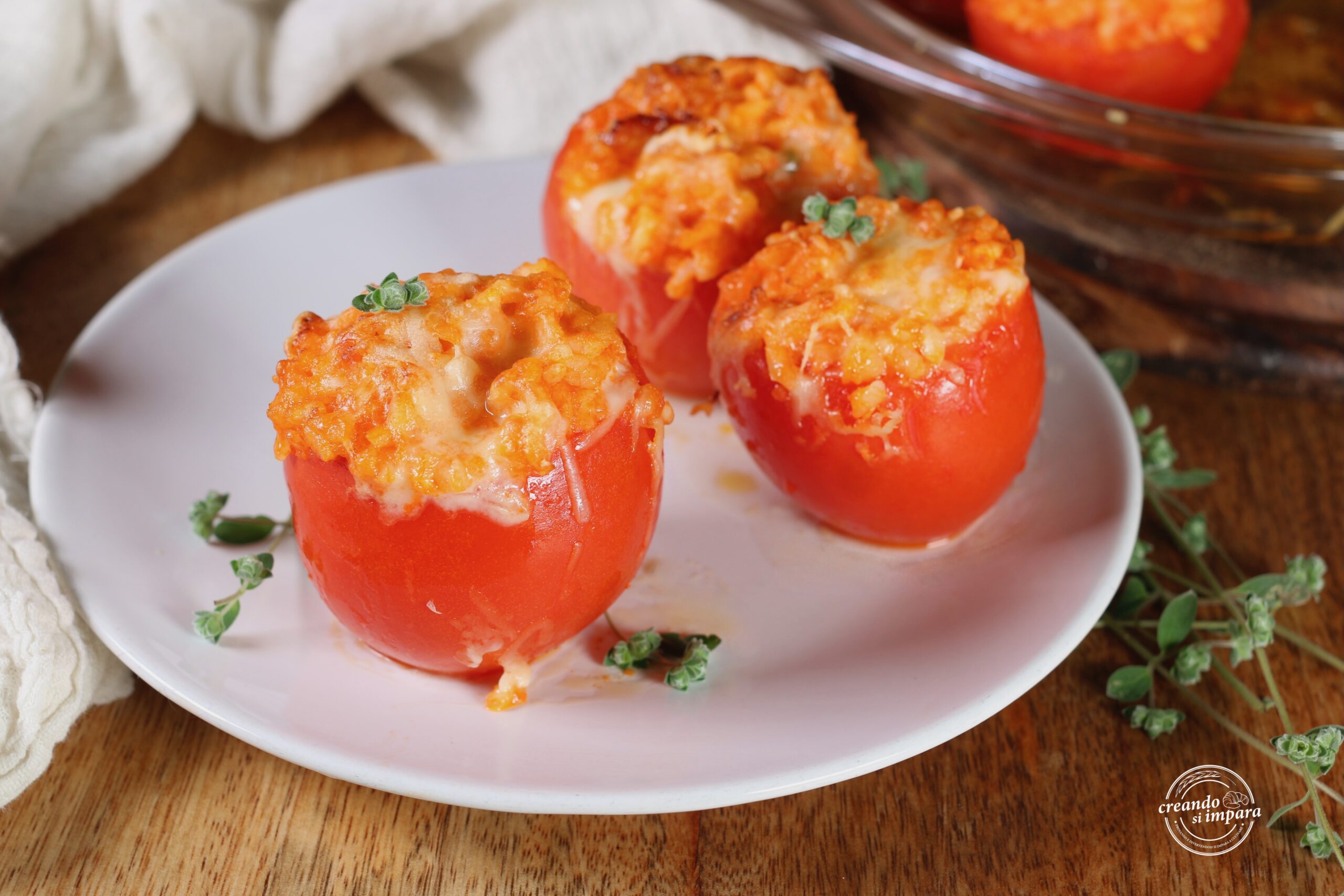 Rice Stuffed Tomatoes