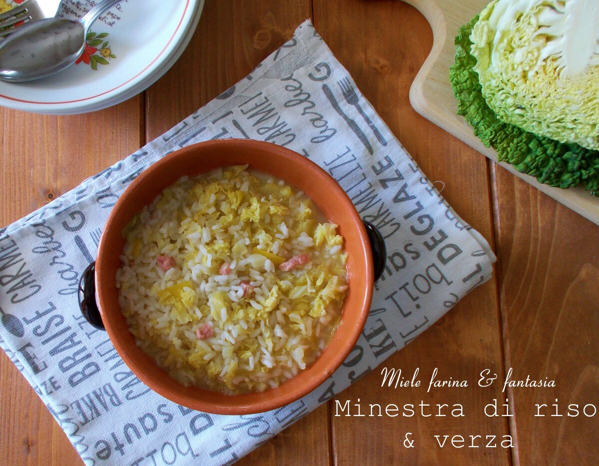 Rice and Savoy Cabbage Soup