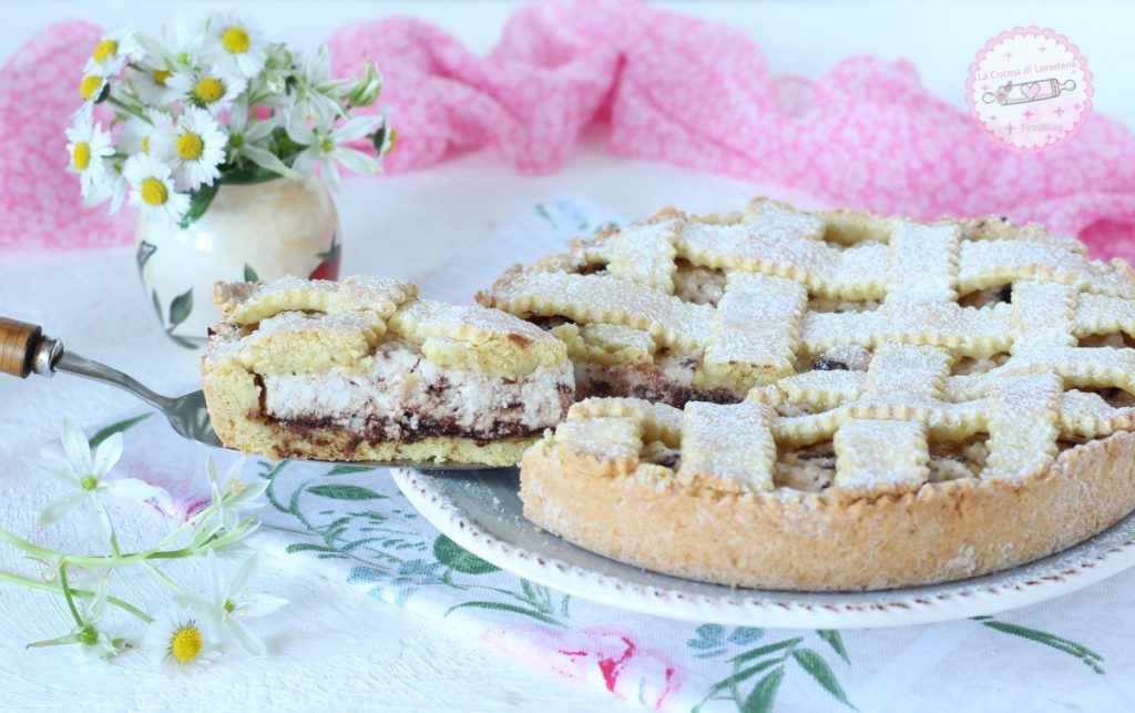 ricotta and chocolate tart