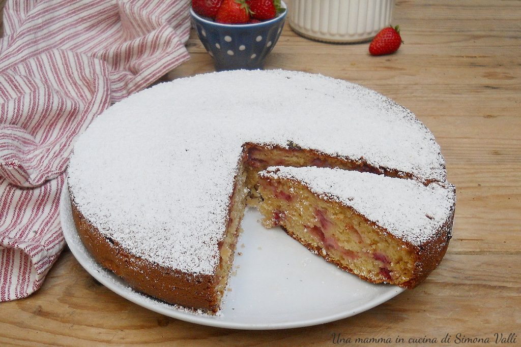 ricotta and strawberry cake oriz