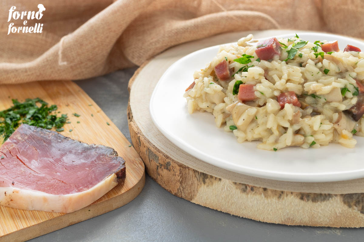 Risotto with Mushrooms and Speck