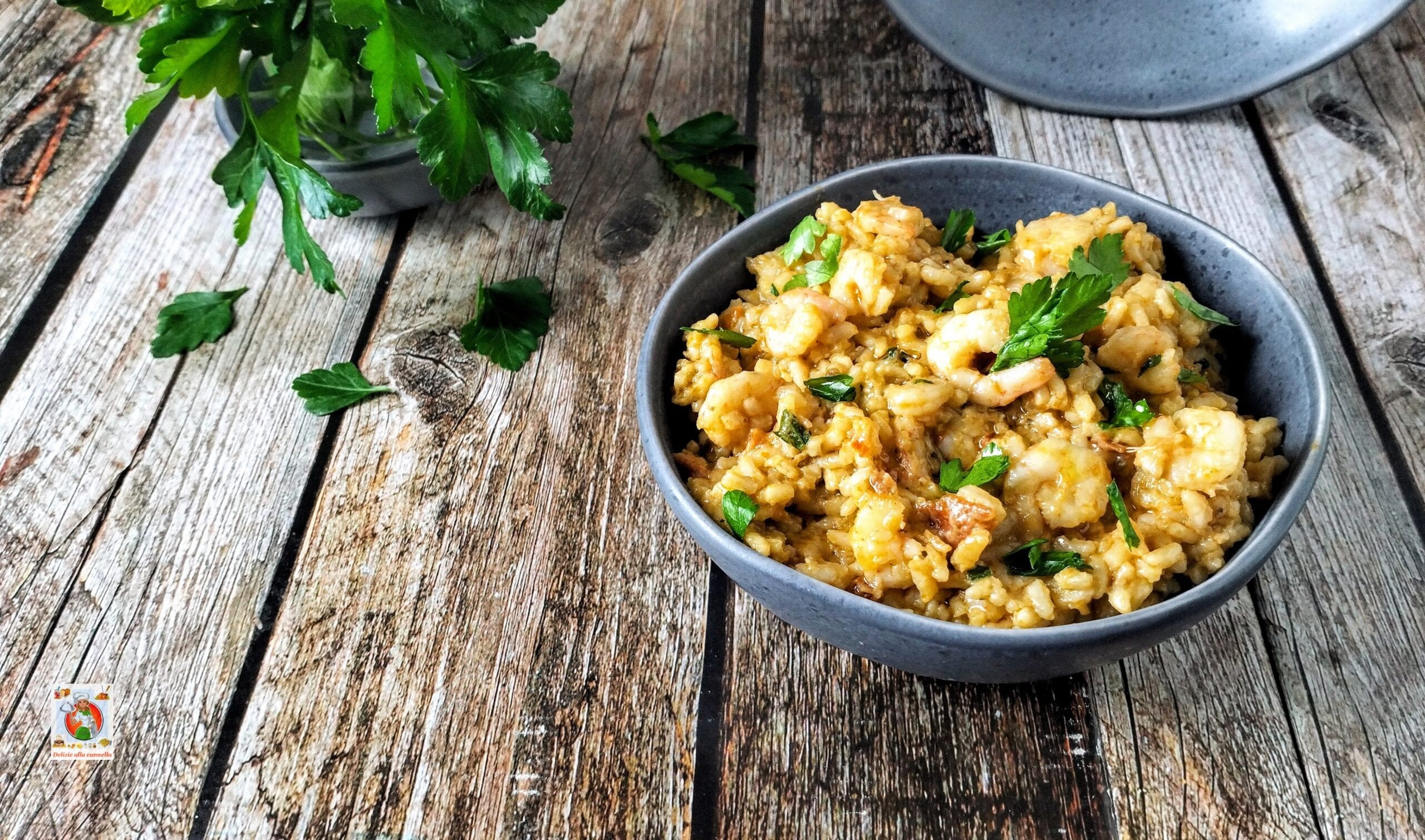 Risotto with Shrimp and Sun-Dried Tomato Pesto: an Explosion of Flavors for a Rich Main Course from Sea and Garden