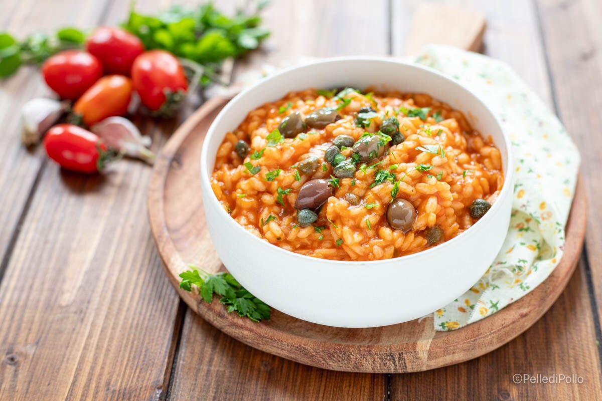 Risotto alla Puttanesca