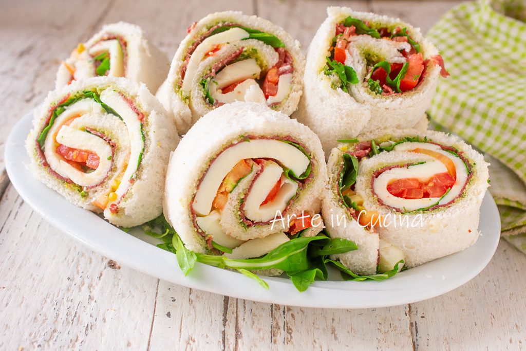 ROLLED TRAMEZZINO with bresaola
