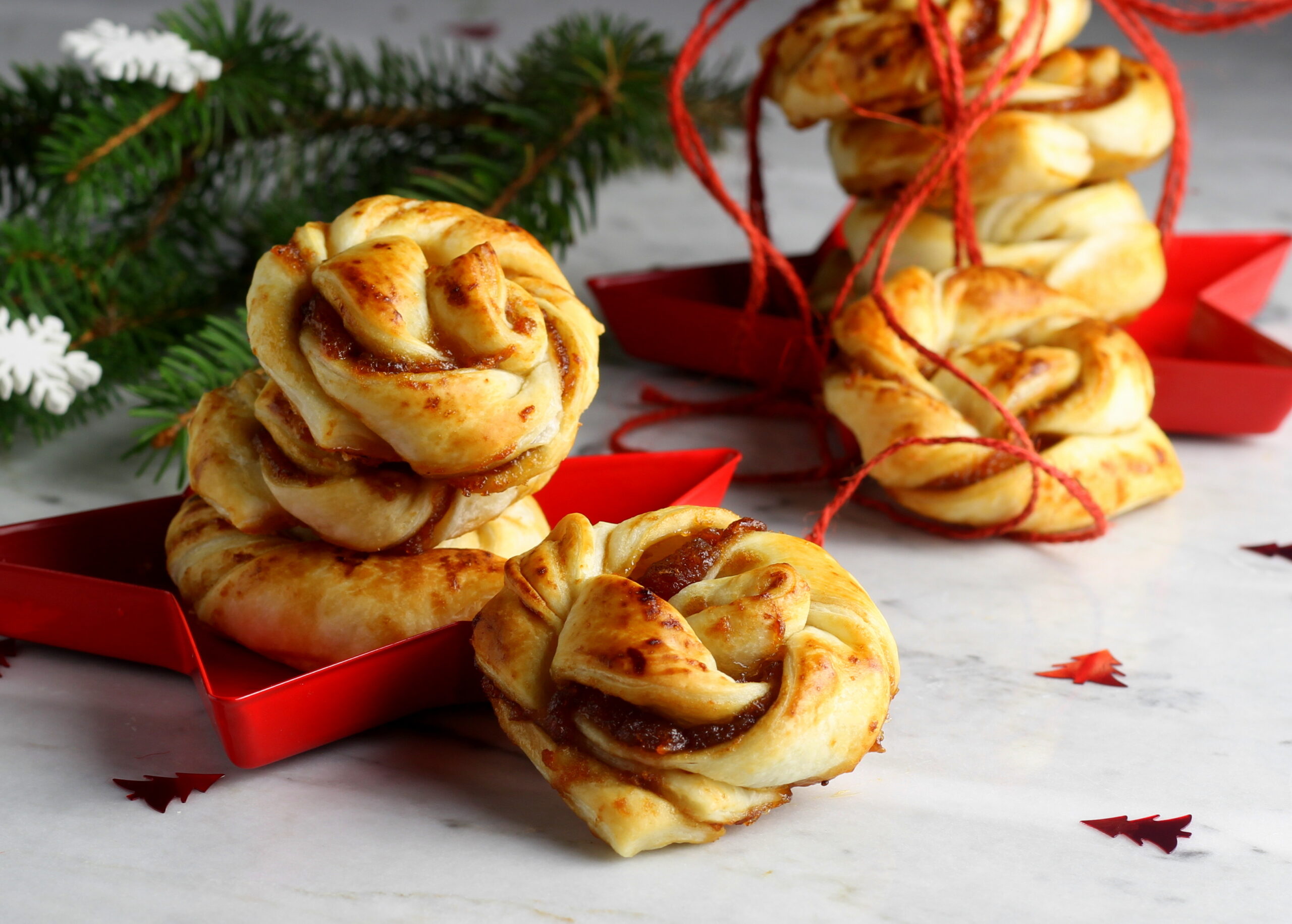 Puff Pastry Spirals with Spiced Jam