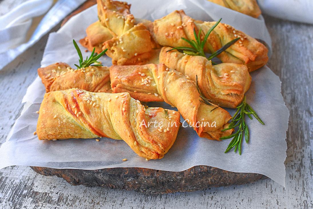 Rosemary Bows Delicious Appetizers