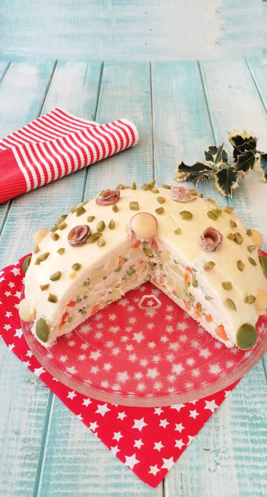 russian salad zuccotto