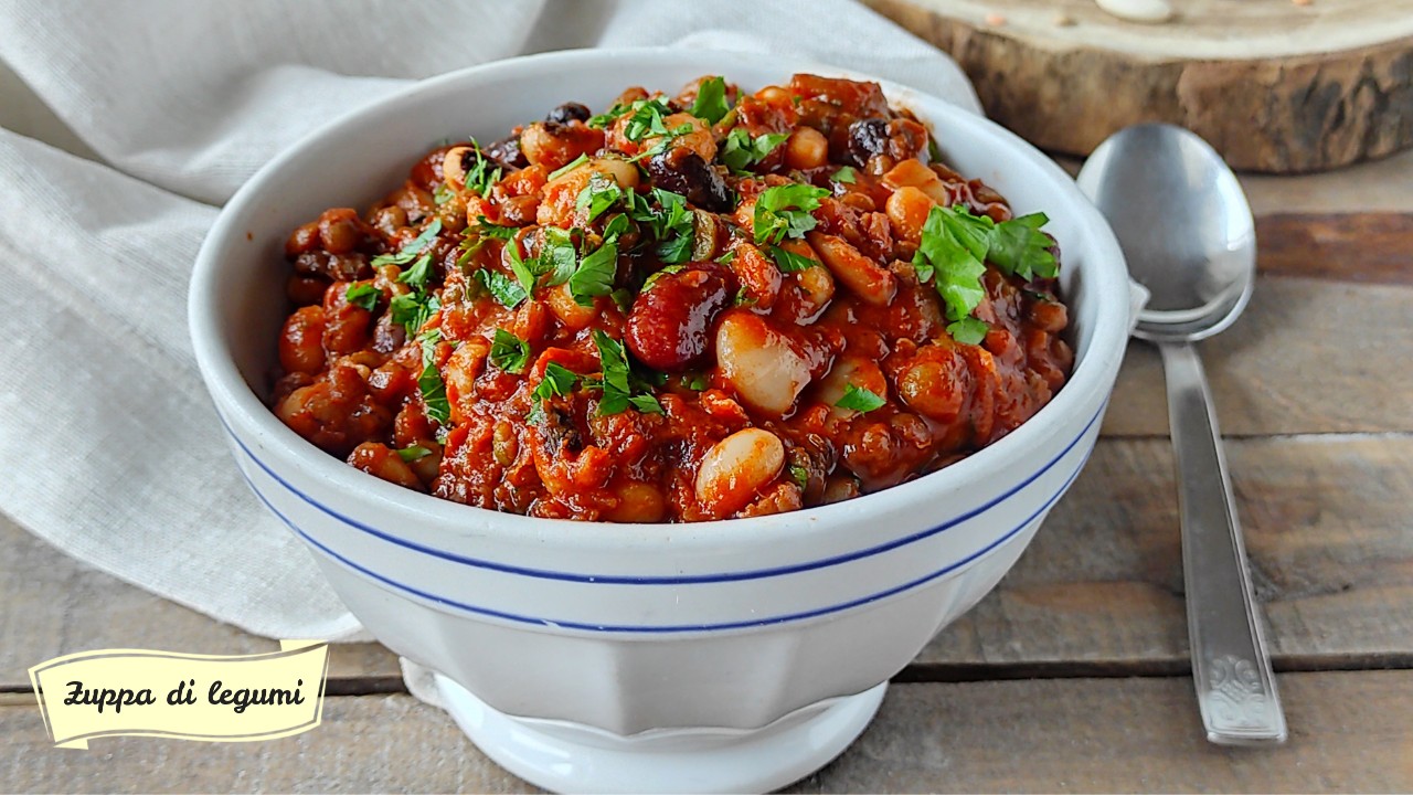 Rustic Mixed Legume Soup