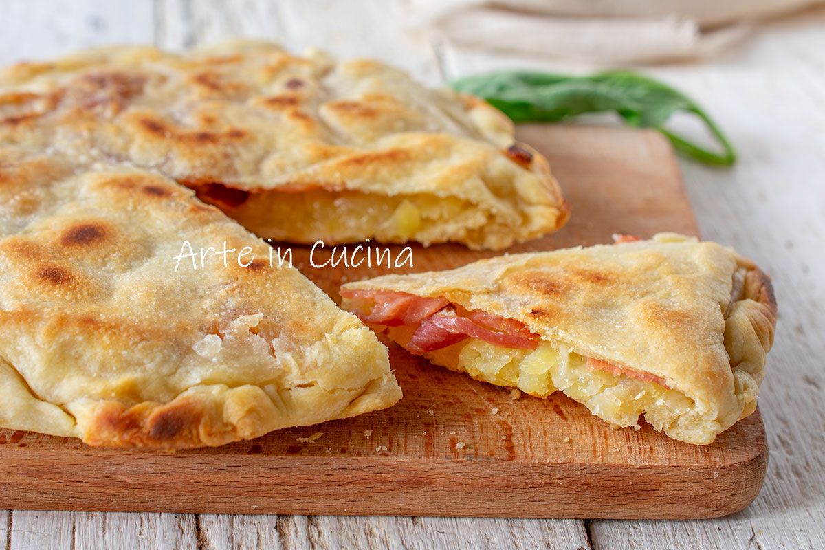 Rustic Pie with Speck and Potatoes